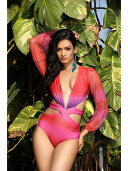 MISS MOSA BY AKANKSHA - Women Multi-Color Aspen One Piece Swimsuit