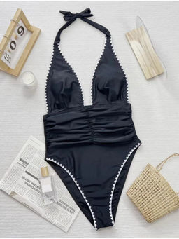 MISS MOSA BY AKANKSHA - Women Black Rene One Piece Swimsuit