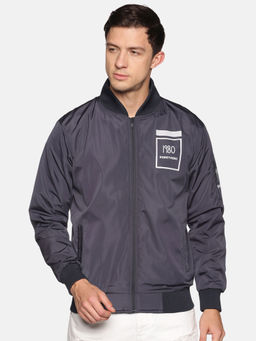 SHOWOFF - Men's Casual Navy Solid Jacket