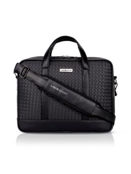Lavie Sport - Magnate 2C Briefcase 12L |Multifunctional Laptop Bag (Black) (Medium)