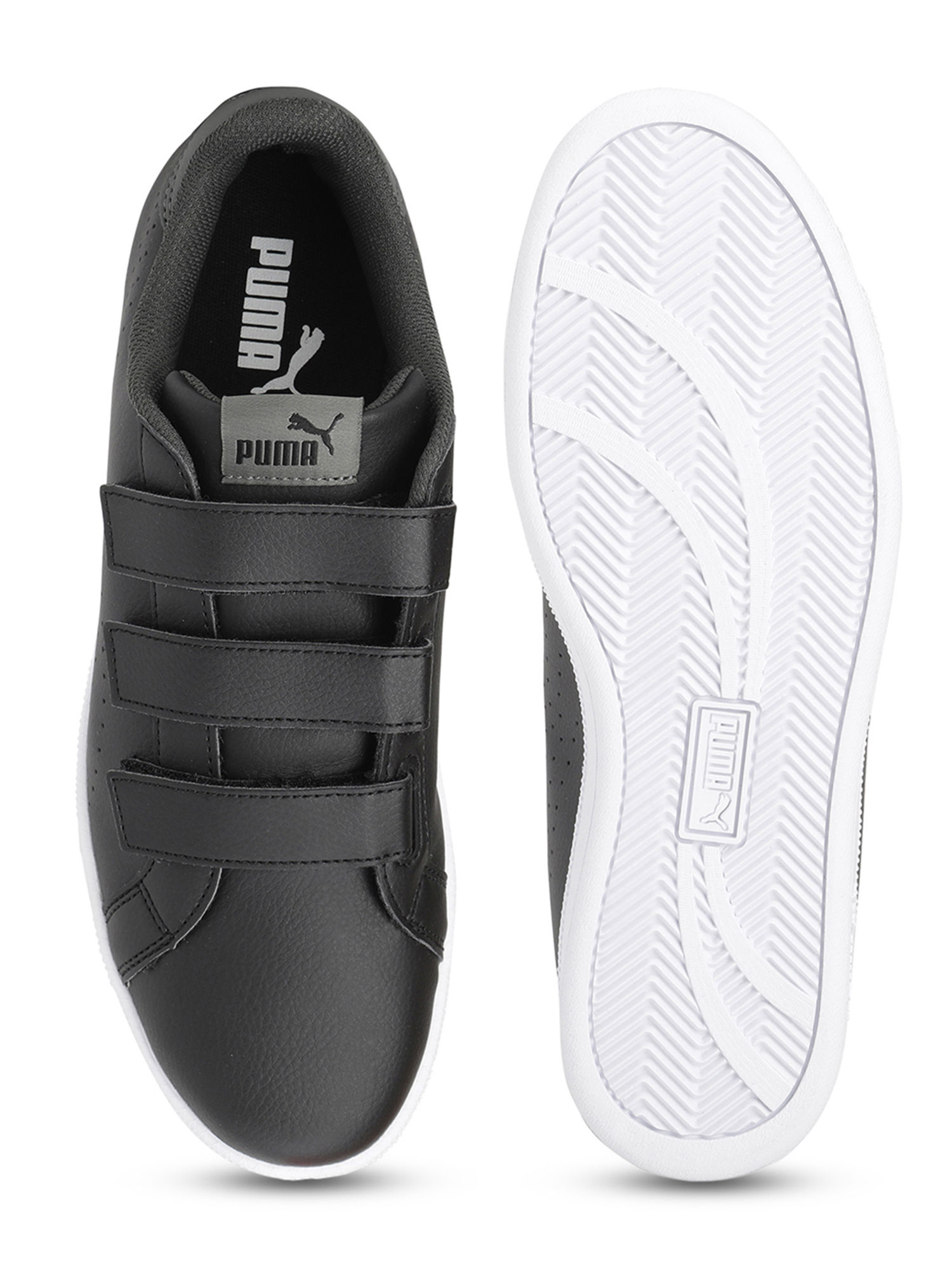 puma smash velcro black