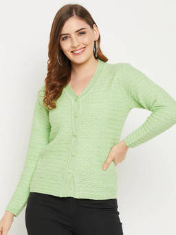 ZIGO - Women Full Sleeves Cardigan