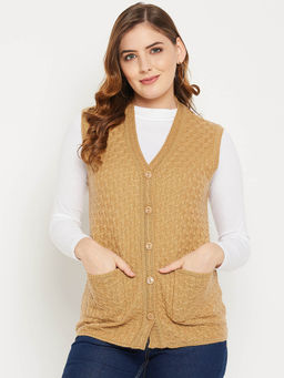 ZIGO - Women Sleeveless Cardigan
