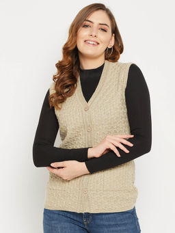 ZIGO - Women Sleeveless Cardigan