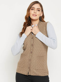 ZIGO - Women Sleeveless Cardigan