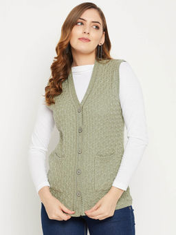 ZIGO - Women Sleeveless Cardigan