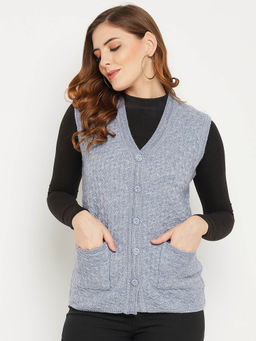 ZIGO - Women Sleeveless Cardigan