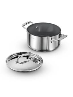 TRAMONTINA - Fusao Triply Ceramic 3.1L Casserole EX with SS304 Lid (100% Non-Toxic)