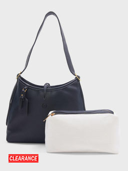 Twenty Dresses by Nykaa Fashion - Black Solid Shoulder Bag
