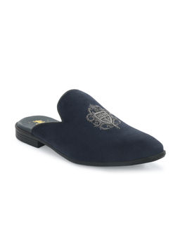 Hitz - Men's Blue Velvet Mules