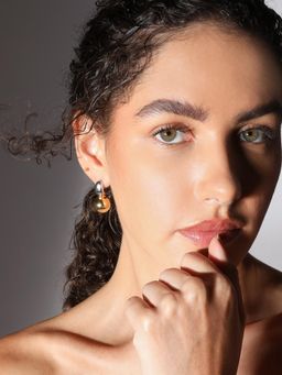 VERO MODA - Gold Metal Drop Earrings