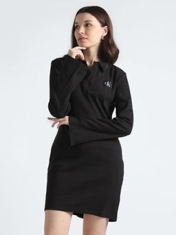 Calvin Klein - Cotton Polo Collar Shirt Dress