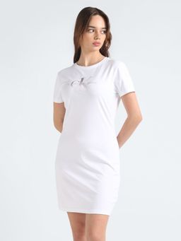 Calvin Klein - Cotton Crew Neck T-Shirt Dress