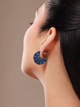 Voylla - Multi-Color Fractals In Nature Algorithm Hoop Earrings