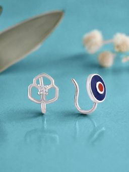 Voylla - Multi-Color Fractals In Nature Fracta Symmetra Nose Pins (Pack of 2)