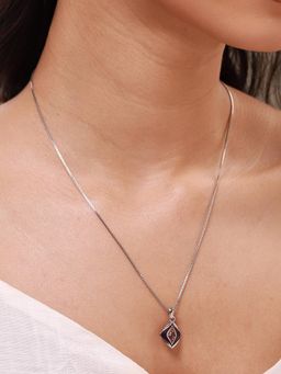Voylla - Pink Fractals In Nature Petal Pendant Necklace
