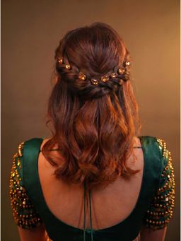 Hair Drama Co. - Gold Crystal Pins (Pack of 10)