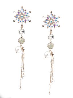 Odette - Women Multi-Color Floral Dangler Earrings