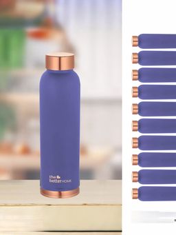 The Better Home - Copper Bottle 950 Ml- Purple (Pack Of 10)
