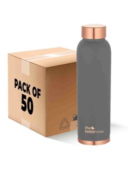 The Better Home - Copper Bottle 950 Ml - Grey (50Pcs)