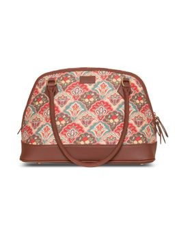 Zouk - Womens Handcrafted Vegan Printed Mughal Art Multicolor Dome Shaped Bag