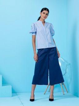 Style Island - SIBC16-02 Sky Blue Shirt for Women