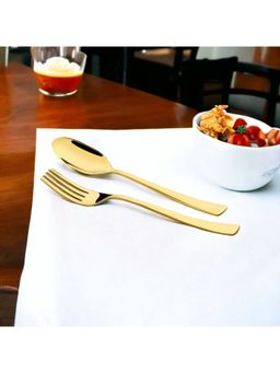 FNS - Montavo Alexa Gold 12 Piece Stainless Steel Cutlery Set(pack of 12 pcs)