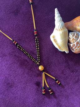 Digital Dress Room - Short Gold Mangalsutra with Ball Shape Pendant