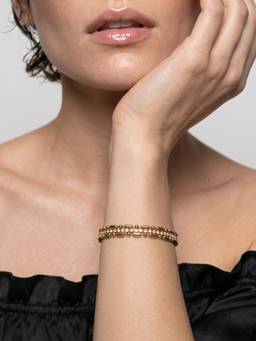 Palmonas - Refined Golden Buckle Link Chain Bracelet - Waterproof And Anti-Tarnish