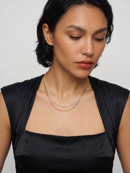 Palmonas - Modern Golden Snake Chain Necklace - Waterproof And Anti-Tarnish