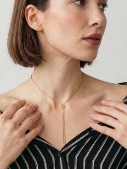 Palmonas - Artful Minimal Knot Necklace - Waterproof And Anti-Tarnish