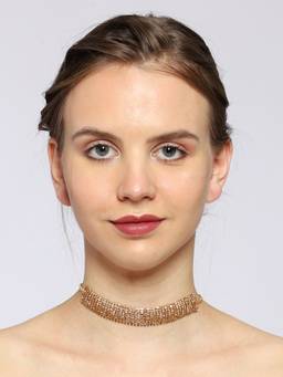 VENI - 92.5 Silver Plated Oxidized Necklace