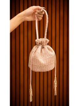 Japnah Gambhir - Champagne Bloom Potli Bag