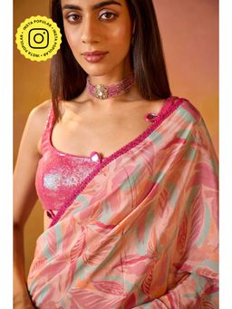 Old Marigold - Amiri Hot Pink Sequinned Stitched Blouse