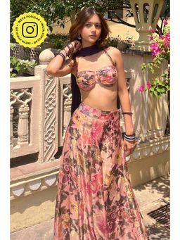 Old Marigold - Hina Multicolor Lehenga with Blouse and Dupatta