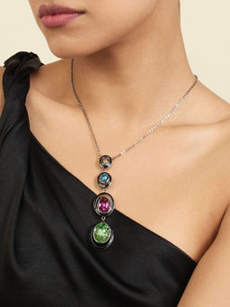 Isharya - Black Plating Seafoam Serenade Y Necklace