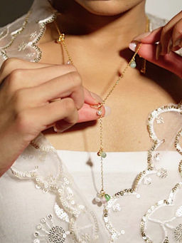 Tangerine - Multi-Color Bahaar Neckpiece