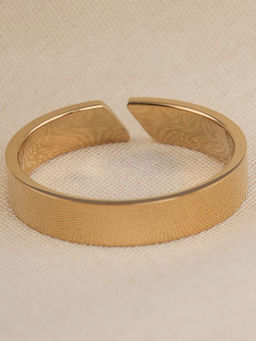 Palmonas - Waterproof and Anti-Tarnish Flat Gold Band Ring for Women (6)