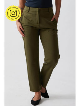 Creatures of Habit - Pima French Terry Trouser Military Green