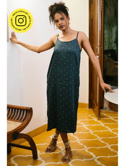 Creatures of Habit - Satin Slip Dress Polka Dot