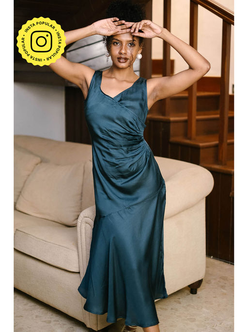 full length cocktail dress for women Happy Sailed Midi Dresses 2025 Long Sleeve Crewneck High Waist Pleated Ruched Waist Wedding Guest Party Burgundy Small : Clothing, Shoes & Jewelry Size:M Mauve furniture pulls this dress is perfect Red Dress Burgundy Bridesmaid