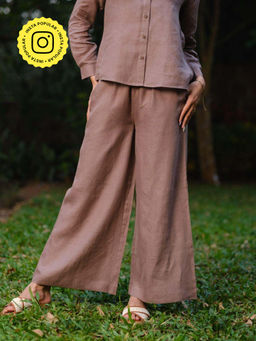 Creatures of Habit - Linen Oversized Trouser