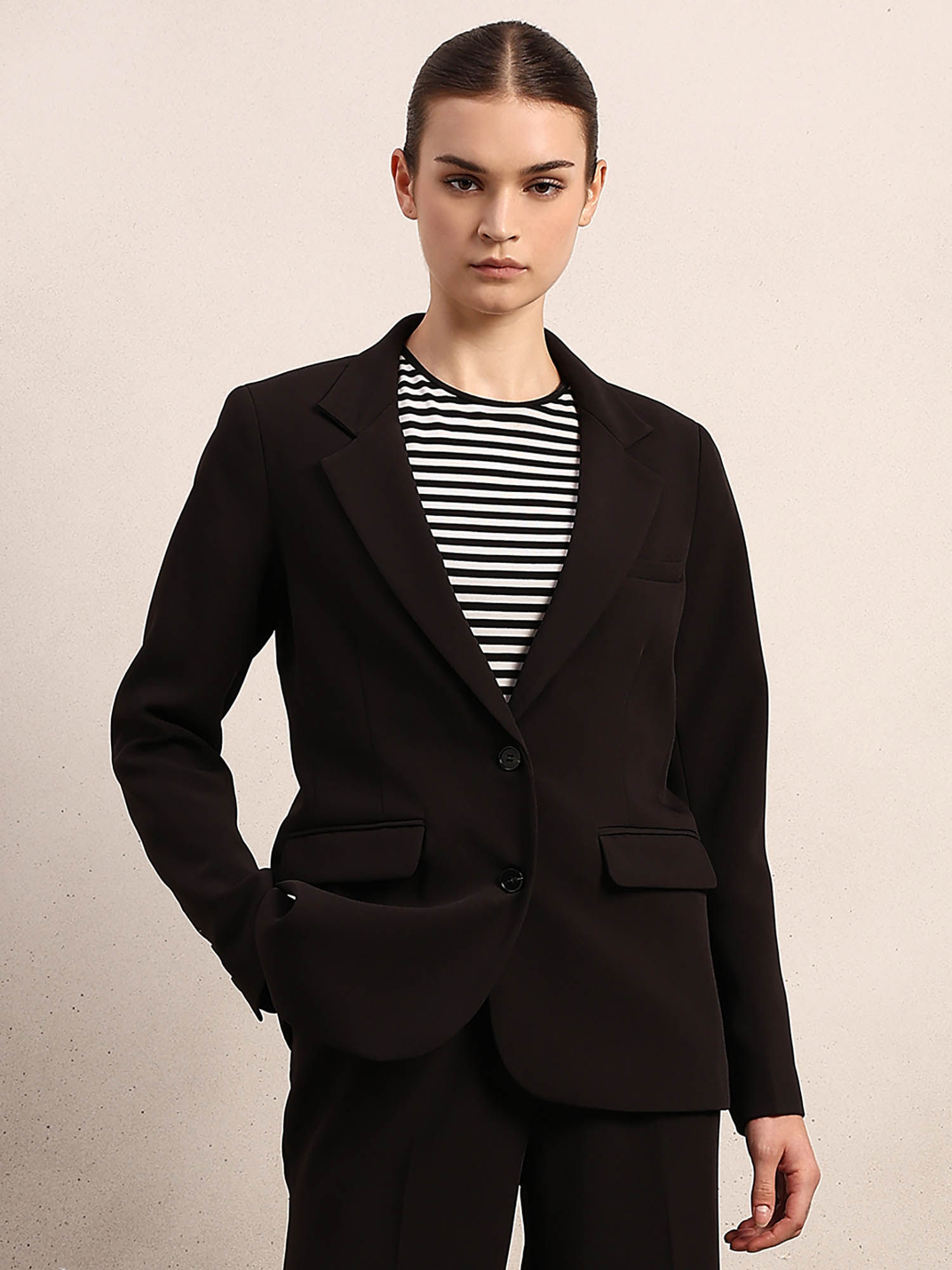 vero moda Black Tailored Blazer-picture-36