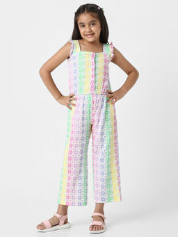 Nautinati - Girls Heart Printed Co-Ord (Set of 2)