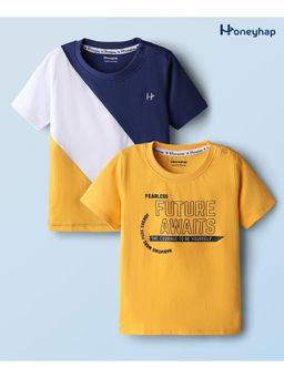 Honeyhap - Premium Cotton T-Shirts (Pack of 2)