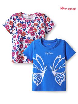 Honeyhap - Premium Cotton T-Shirts (Pack of 2)