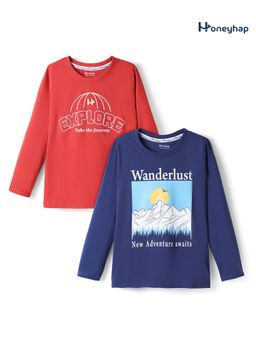 Honeyhap - Premium Cotton T-Shirts (Pack of 2)