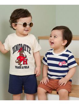 Honeyhap - Premium Cotton T-Shirts (Pack of 2)