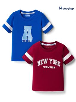 Honeyhap - Premium Cotton T-Shirts (Pack of 2)