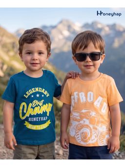 Honeyhap - Premium Cotton T-Shirts (Pack of 2)